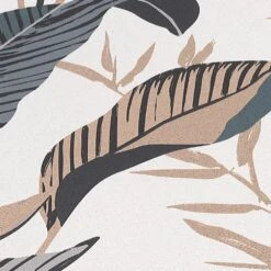 Vliestapete Elle Blattmuster Weiß Schwarz Gold 10332-15 -Tapetenqualität Vliestapete Elle Blaetter Weiss Schwarz Gold 10332 15 63216404 1