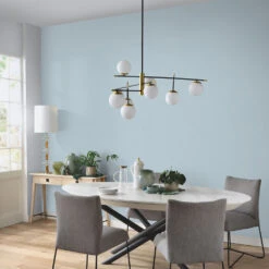 Vliestapete Elle Strukturiert Uni Blau 10335-08