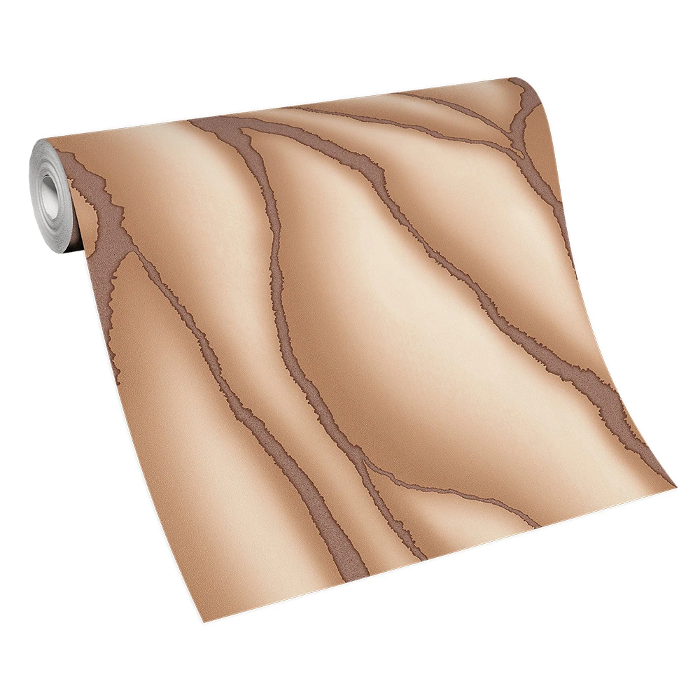 Vliestapete Elle Risse Effekt Braun Bronze Metallic 10345-02 6 Vliestapete Elle Risse Effekt Braun Bronze Metallic 10345-02 – Bild 4