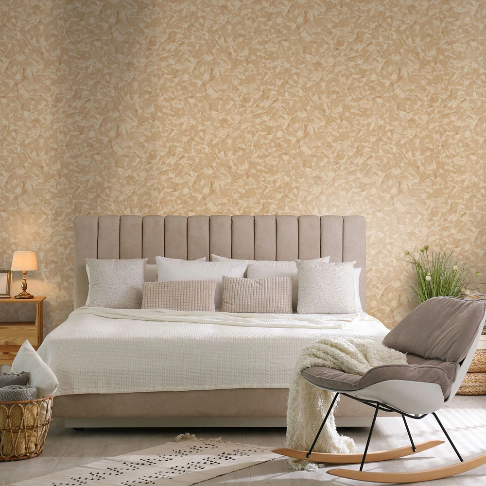 Vliestapete Elle 3D-Effekt Uni Gold Metallic 10329-30 3 Vliestapete Elle 3D-Effekt Uni Gold Metallic 10329-30