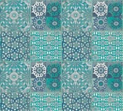 A.S. Creation Vliestapete Orient Fliesen Türkis Grün Blau 36895-3