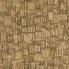 Tapete Vlies Vintage Buchstaben Beige Glanz Rasch 940008 -Tapetenqualität Vliestapete Rasch Buchstaben Vintage beige braun 1