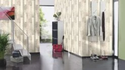 Tapete Vlies Vintage Holz-Optik Cremeweiß Grau Rasch 941647 -Tapetenqualität Vliestapete Rasch Holzbretter Vintage cremeweiss g