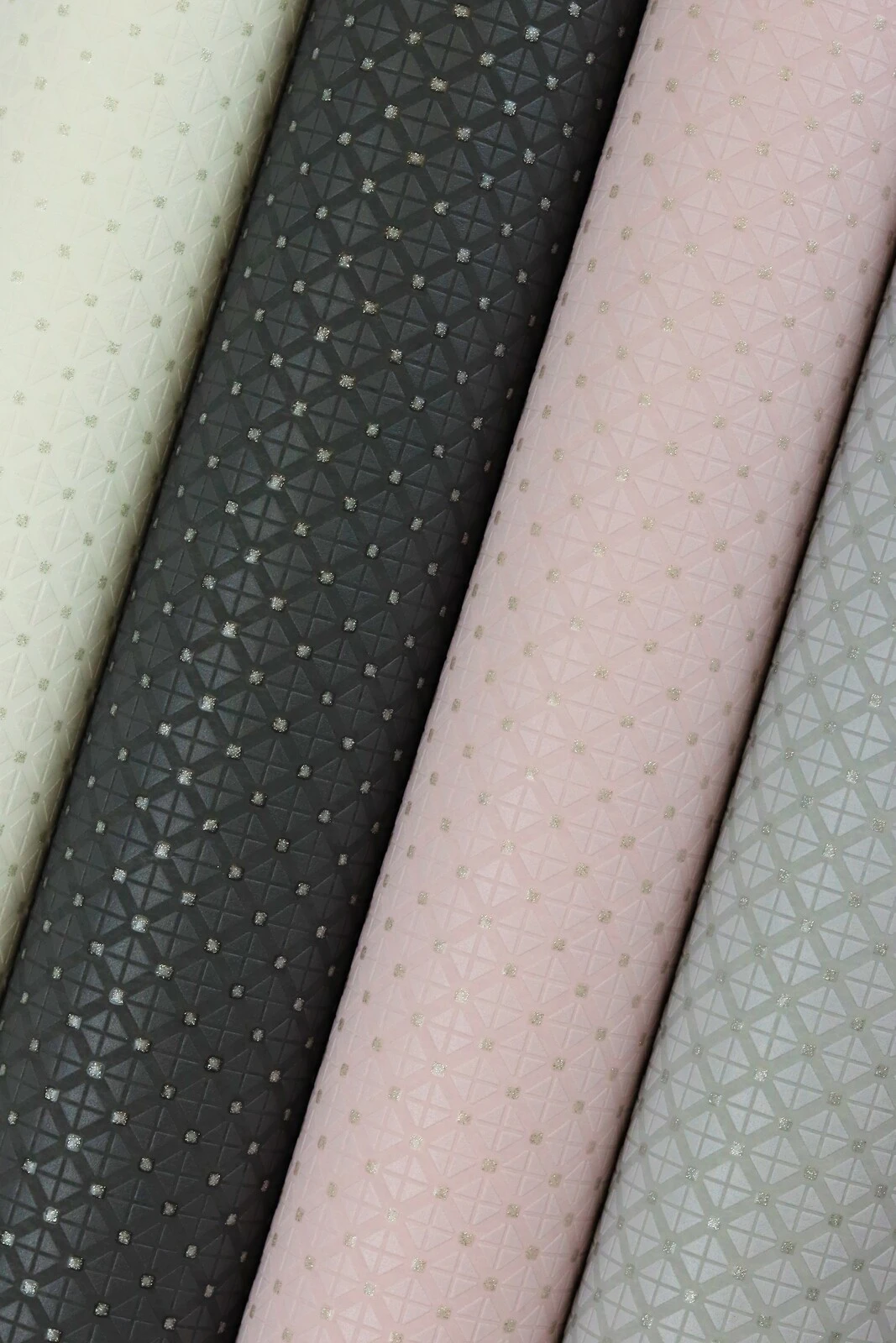 Vliestapete Rasch Silber Schwarz Rauten 506785 4 Vliestapete Rasch Silber Schwarz Rauten 506785 – Bild 2