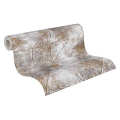 A.S. Creation Vliestapete Grafik Betonoptik Grau Gold Metallic 38976-4 -Tapetenqualität Vliestapete Rauten Muster Grau Gold Metallic 38976 4 63216922 9